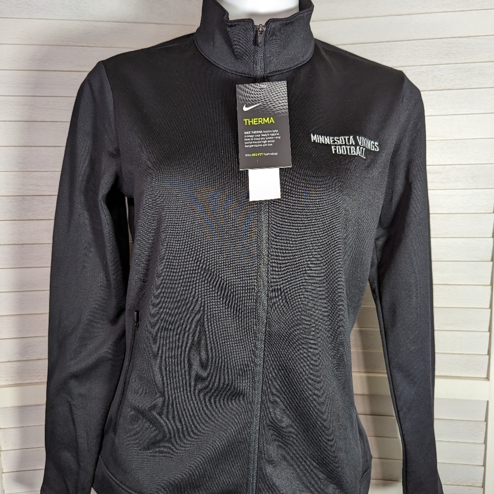 NWT Women's Nike Black Golf Jacket L